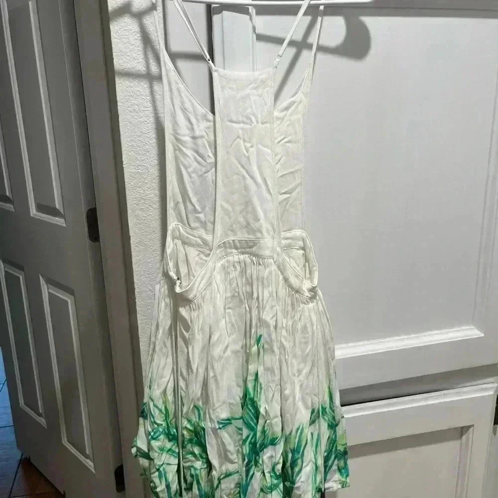 Free people Tropical Oasis Printed Jumper Dress XS - Picture 4 of 6